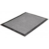M&A Matting (formerly Andersen) Waterhog Classic Indoor Mat - 3' x 5', Medium Gray
